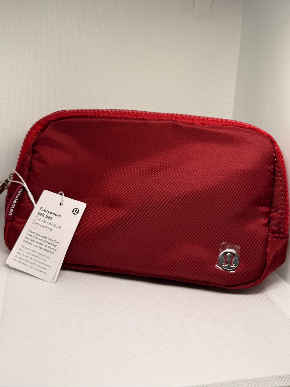 lululemon athletica red belt bag